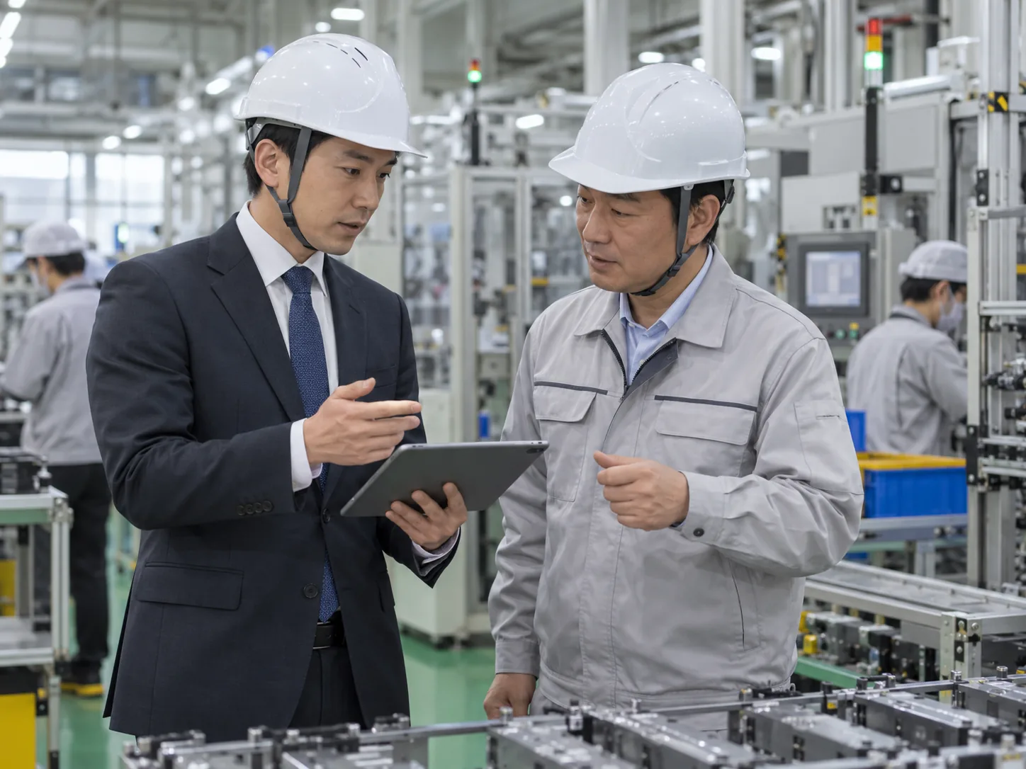 Illustrative industrial supplier visit in Korea